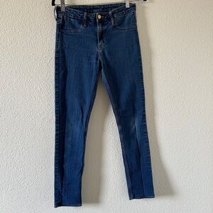 & Denim Skinny Ankle Jeans Women’s 27 Blue Sexy Casual Dress Rockabilly Pin Up